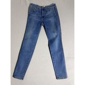 Crescent Drive Womens High Rise Skinny Jeans Blue Medium Wash Size 30 RN156342